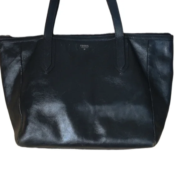 Fossil Black Leather Accessory - Picture 2 of 16